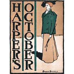 Harper´s Penfield Poster. Penfield, Edward  1866 - 1925