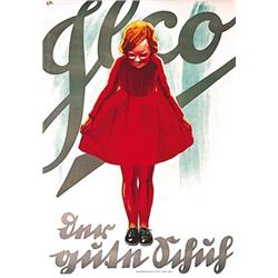 rare Shoe Poster. Monogram  ER