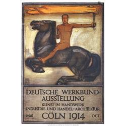 Peter Behrens Poster. Behrens, Peter  1868 - 1940