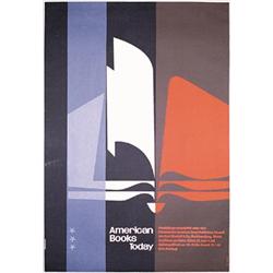 American Books Poster. Müller-Brockmann, Josef  1914 - 1996