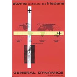 General Dynamics Poster. Nitsche, Erik  1908 - 1998