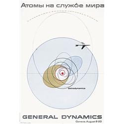 General Dynamics Poster. Nitsche, Erik  1908 - 1998