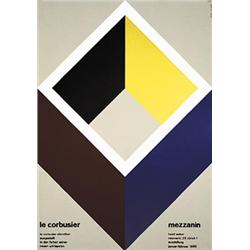 le corbusier Poster. Hablützel, Alfred  1931 -