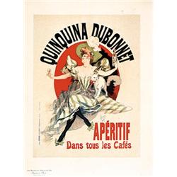 Poster Quinquina Dubonnet. Chéret, Jules  1836 - 1932