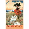 Image 1 : Norway Travel Poster. Christensen, Arnt  1898 -