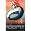 Image 1 : Poster Italian Line. Sassi, Alda