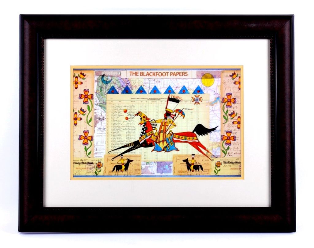 Native American Ledger Art Collection Print