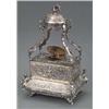 Image 1 : BIJOUTERIE - A silver singing bird box, A silver singing bird box, the case of similar design to...