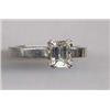 JEWELLERY AND WATCHES - A platinum single-stone diamond ring, A platinum single-stone diamond rin...