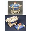 Image 1 : BRITISH PORCELAIN - An English porcelain inkstand An English porcelain inkstand, in the form of a...