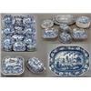 Image 1 : BRITISH POTTERY - A Spode blue and white British Landscape pattern part dinner service A Spode bl...