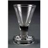 Image 1 : GLASS - An English dram toasting glass ...