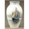 ROYAL COPENHAGEN - A Royal Copenhagen ovoid vase A Royal Copenhagen ovoid vase, decorated in mott...