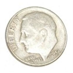 1956-D SILVER ROOSEVELT DIME *NICE EARLY SILVER DIME*!! DIME CAME OUT OF SAFE!!