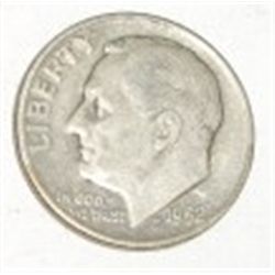 1952-D SILVER ROOSEVELT DIME *NICE EARLY SILVER DIME*!! DIME CAME OUT OF SAFE!!