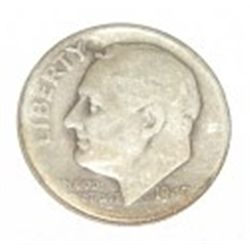 1947 *2ND YEAR* SILVER ROOSEVELT DIME *NICE EARLY SILVER DIME*!! DIME CAME OUT OF SAFE!!