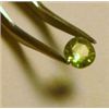Image 1 : .60 CARAT PERIDOT BEAUTIFUL ROUND CUT & FACETED GEMSTONE *A-GRADE-MINED IN ARIZONA*!!