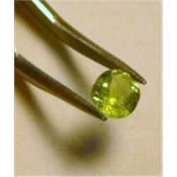 1.00 CARAT PERIDOT BEAUTIFUL ROUND CUT & FACETED GEMSTONE *A-GRADE-MINED IN ARIZONA*!!