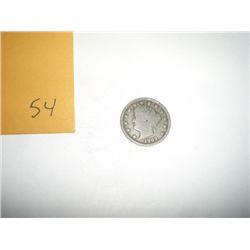 1909 *KEY DATE* LIBERTY "V" NICKEL BOOK VALUE IS $15.00+ *NICE EARLY FINE+ GRADE NICKEL*!!