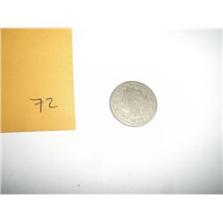 1897 *KEY DATE* LIBERTY "V" NICKEL BOOK VALUE IS $4.00+ *NICE EARLY GOOD GRADE NICKEL*!!