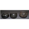 Image 1 : THREE SANTA CLARA POTTERY BOWLS