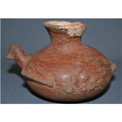 PRE-COLUMBIAN POTTERY EFFIGY JAR