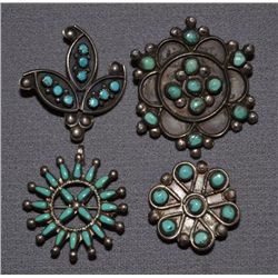 FOUR NAVAJO PINS