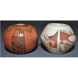 TWO HOPI POTTERY ITEMS