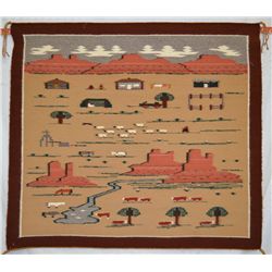 NAVAJO PICTORIAL TEXTILE