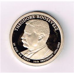 Teddy Roosevelt Proof Presidental Dollar