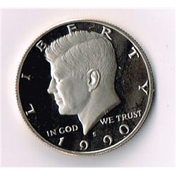 1990-S Proof Kennedy Half