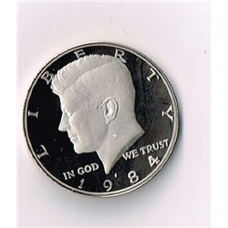 1984-S Proof Kennedy Half