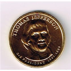 Thomas Jefferson 2007-D Presidental Dollar