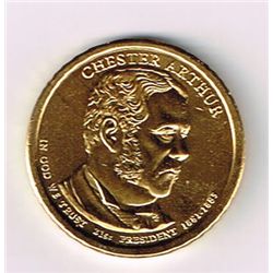 Chester Arthur 2012-PDPresidental Dollar
