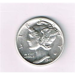 1940-S B/U Mercury Dime