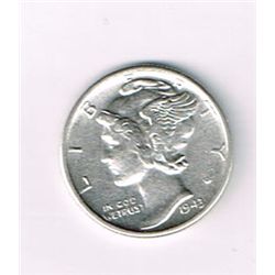 1943-S B/U Mercury Dime