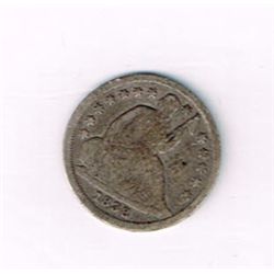1838 Seated Liberty Half Dime