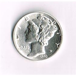 1943 Mercury Dime