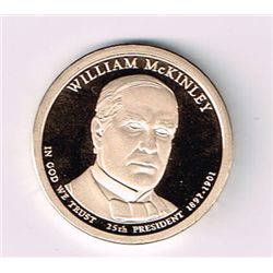 William McKinley Proof Presidential Dollar