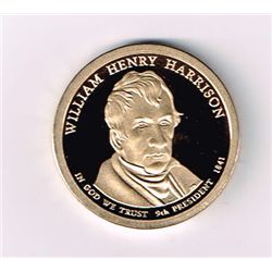 William Harrison Proof Presidental Dollar