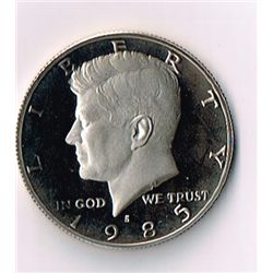 1985-S Proof Kennedy Half