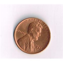 1945-S Red B/U Lincoln Wheat Penny