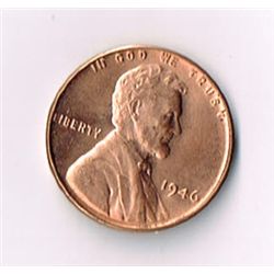 1946 Red B/U Lincoln Wheat Penny