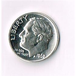 1962 Proof Roosevelt Dime