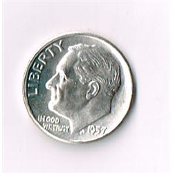 1957 B/U Roosevelt Dime