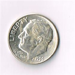 1959-D B/U Roosevelt Dime