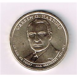 Warren Harding 2014-P Presidental Dollar