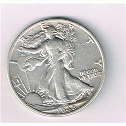 1942-S Standing Liberty Half