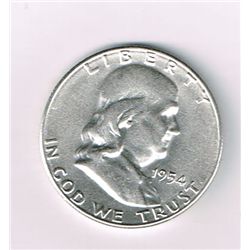 1954-S Franklin Half