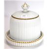 Image 1 : Victorian Copeland Spode gilded pottery cheese dish and dome, 30cm high, Copeland marks to base…